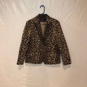Jones New York Signature leopard blazer.